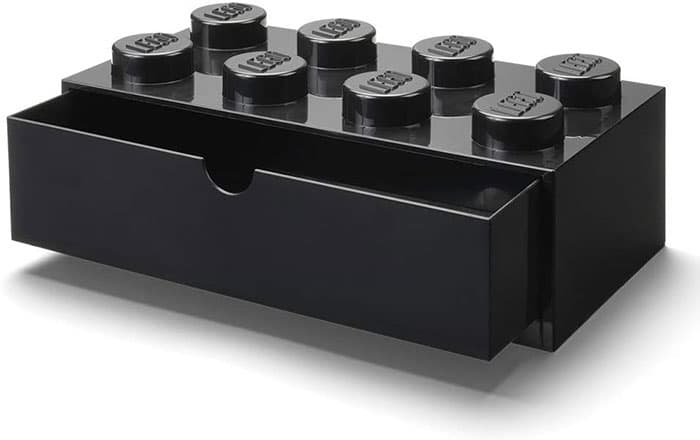 Stona fioka LEGO® Kocka 8 30x15x11cm crna 4021