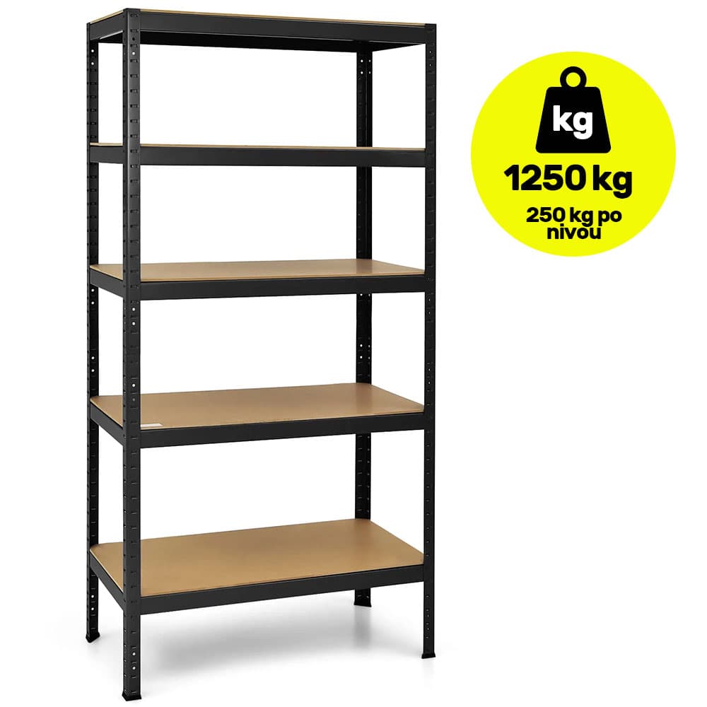 Metalna polica za garažu terasu špajz podrum nosivost 1250kg