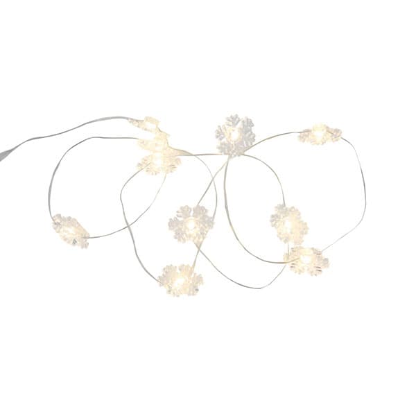 Festa Novogodišnje lampice na baterije Pahuljice 10LED