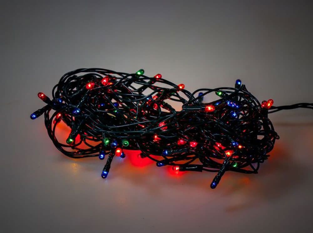 Novogodišnje sijalice 100LED 5m multikolor sa kontrolorom