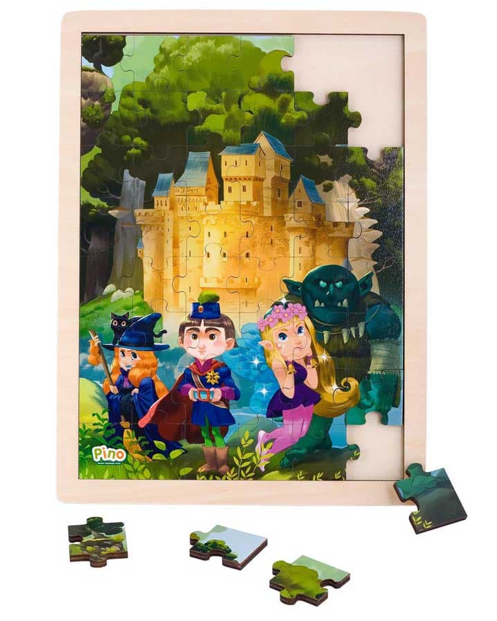 BITKA ZA BAJKE Uroša Petrovića Drvena Slagalica Zamak