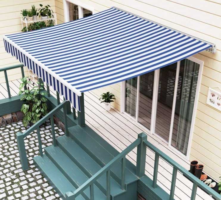 Tenda za montažu na zid ili plafon Plavo-Bela 3x2m