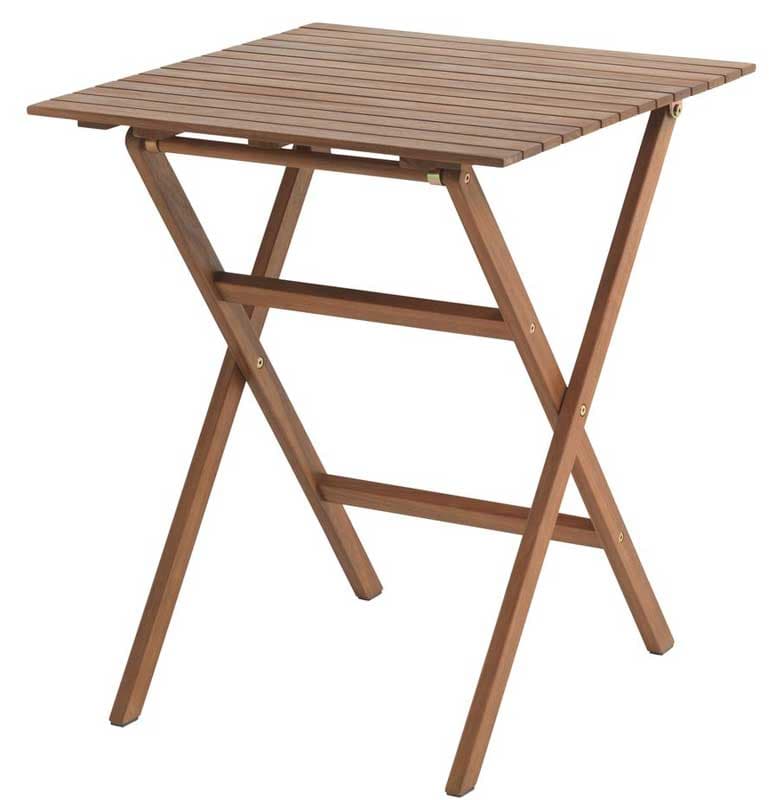 Sklopiv balkonski stočić od bagremovog drveta