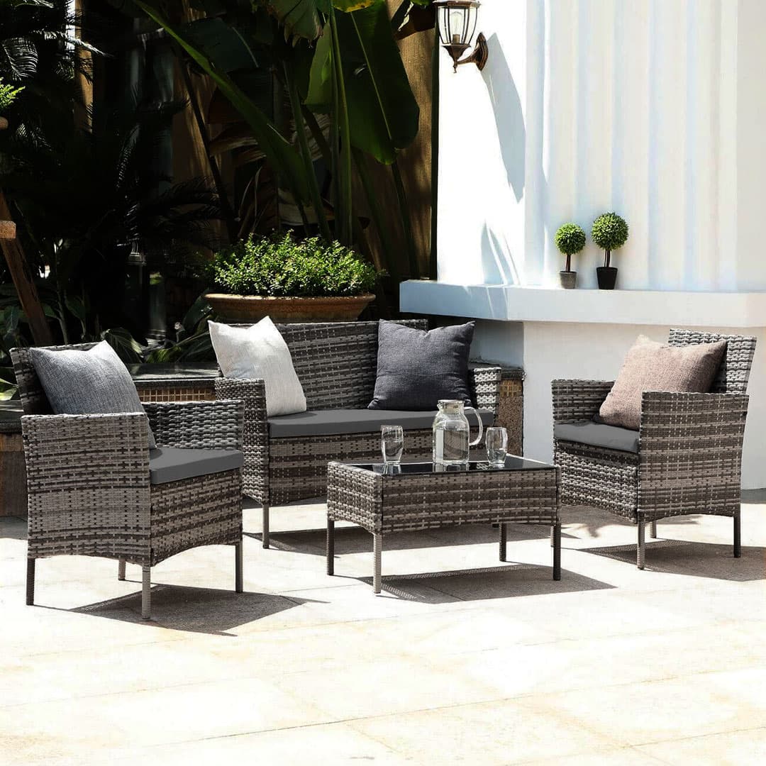 Ratan baštenska garnitura Freistil 2 fotelje dvosed i sto