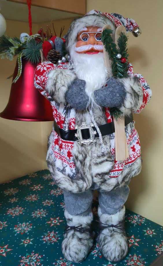 Deda Mraz Figura Juplauf 2023 Grey 65 cm