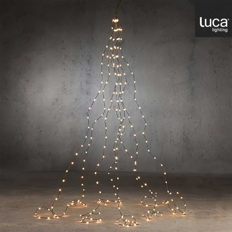 Lampice za jelku 256LED Toplo bele 1.6m Luca Lighting