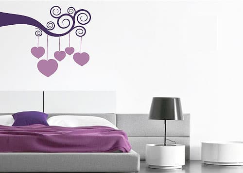 Zidni tatoo Under the Hearts R04 120x90cm 005733 DB5316