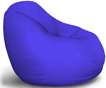 Lazy Bag Fotelja Od Eko Kože Plava L