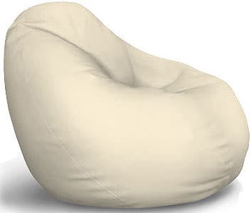 Lazy Bag Bela Fotelja od Eko Kože S