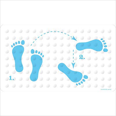 Kikkerland Podloga protiv klizanja u kadi Dance Steps HW11