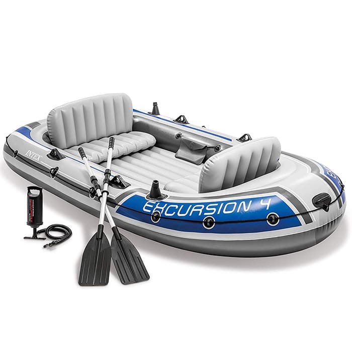 Intex Excursion 4 Čamac Sa Veslima i Pumpom 68324