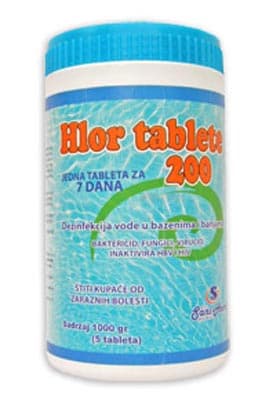 Hlor u tabletama 5 x 200 gr 08-0003