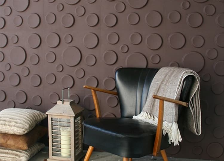 Dekorativni zidni 3D panel Craters 12 x 0.5 x 0.5 m