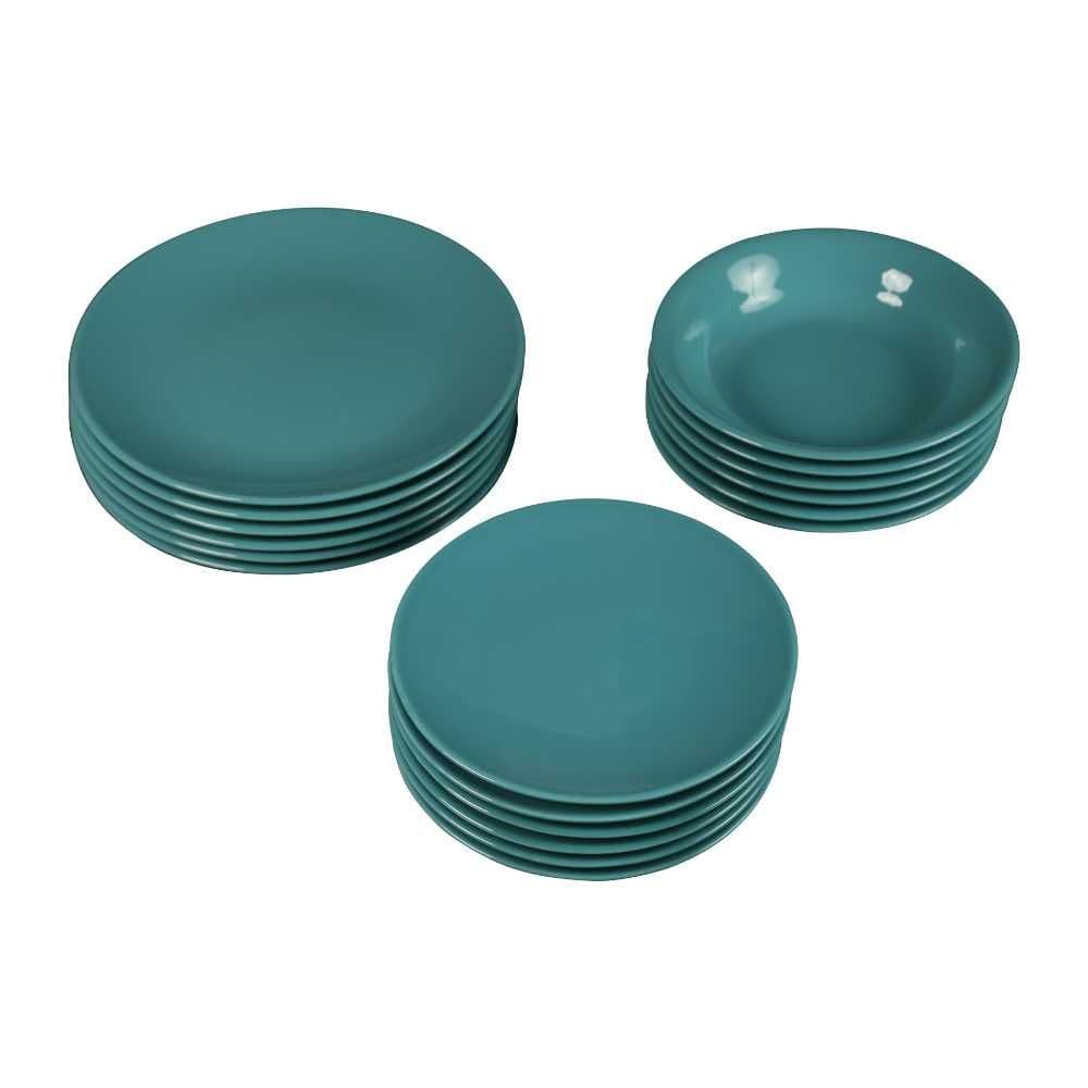 Keramički servis za ručavanje Kutahya Harlek tirkiz 18 delova