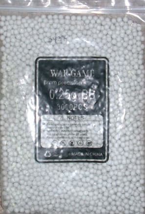 Kuglice 6mm/0.25gr 3000pcs