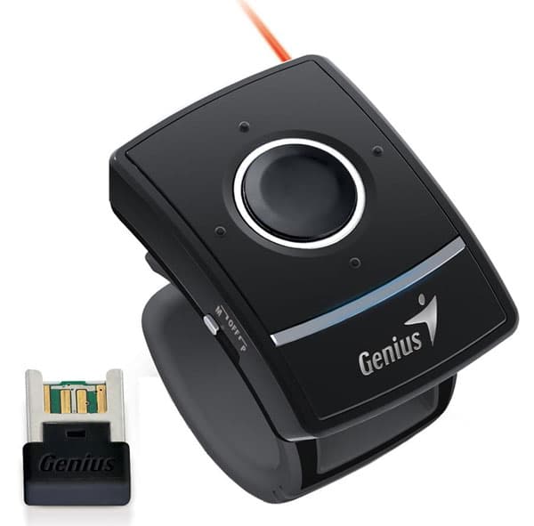 Genius RING Prezenter, Crni, USB, 2.4GHz