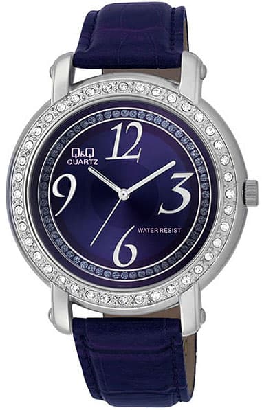 Q&Q Ženski Ručni Časovnik sa Kožnom Narukvicom GS21J335Y
