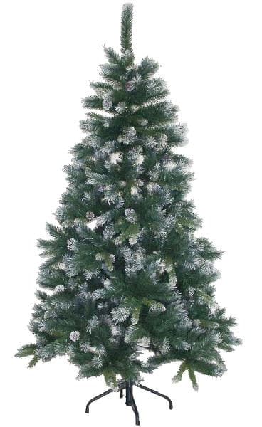 Novogodišnja Jelka Sa Belim Vrhovima 210 cm - White Christmas - 41-422