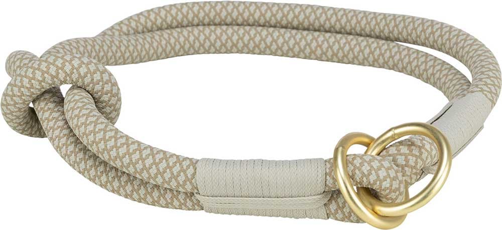 Ogrlica poludavilica za pse velikih rasa veličina L-XL Soft Rope grey/lightgrey Trixie 1984819
