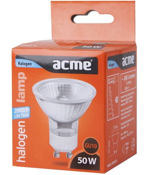 Acme Halogena sijalica 50WGU10AC220V 14HS04