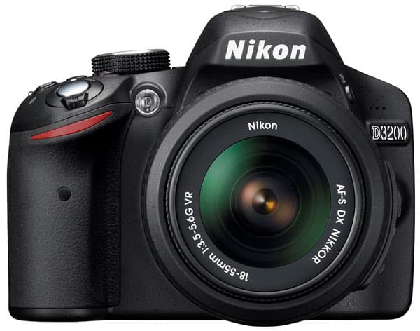Nikon SLR fotoaparat D3200 Crni + objektiv 18-55VR