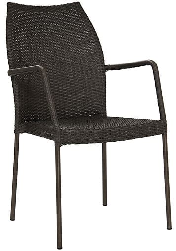 Stolica Angelica Jawa Brown Od PET Ratan Pruća