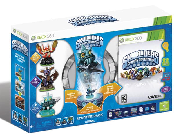 XBOX360 Skylanders Starter Pack (Game + Portal of Power + Trigger Happy + Spyro + Gill Grunt) 84151EF
