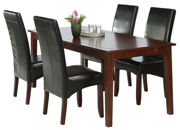 Trpezarijska garnitura Delaver sto + 4 stolice