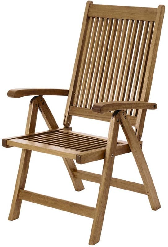 Podesiva Baštenska Stolica od tvrdog drveta