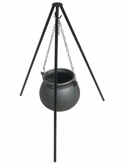 Kotlić od livenog gvožđa sa nosačem 10 litara 1338324