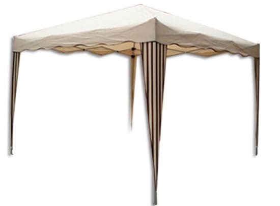 Platneni Sklopivi Paviljon Gazebo 3 x 3 m Bež