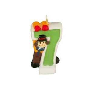 PapStar rođendanska svećica sa klovnom, broj 7 PS 19417