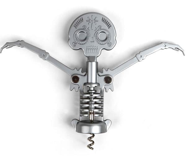 Kikkerland Otvarač za flaše Skelet vadičep CS14