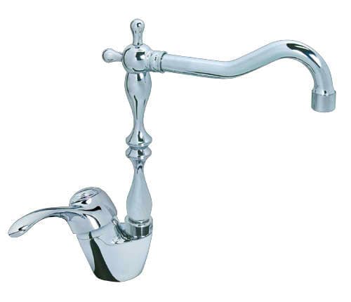 Rosan Jaffar jednoručna baterija za sudoperu sa tri cevi i Roma izlivom JF38403