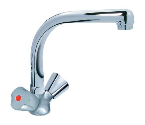 Rosan Keramic dvoručna stojeća baterija za lavabo - sudoperu 180mm KK23101