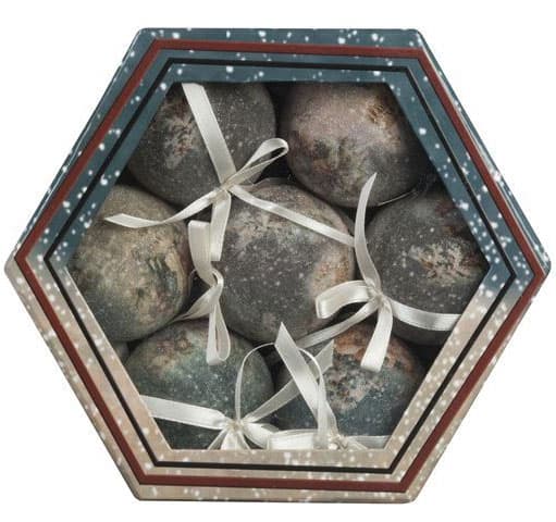 Novogodišnji ukrasi kugle 1/7 75 mm D4 0181007