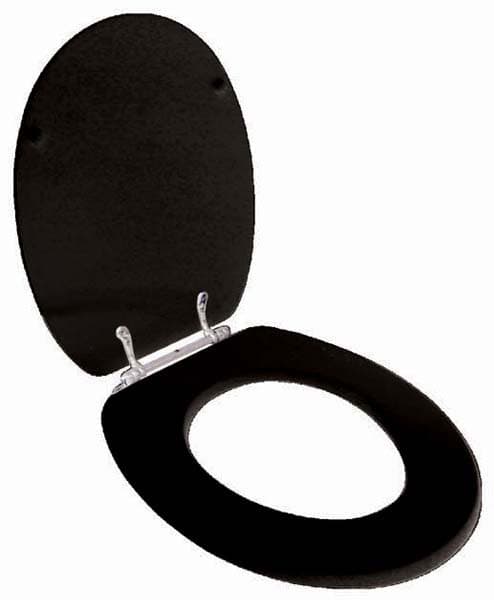 Daska za toalet od medijapana crna