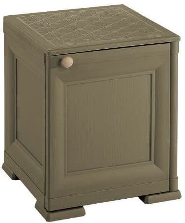 PVC Noćni Ormarić Colonnina Tamno Sivi 8085562909