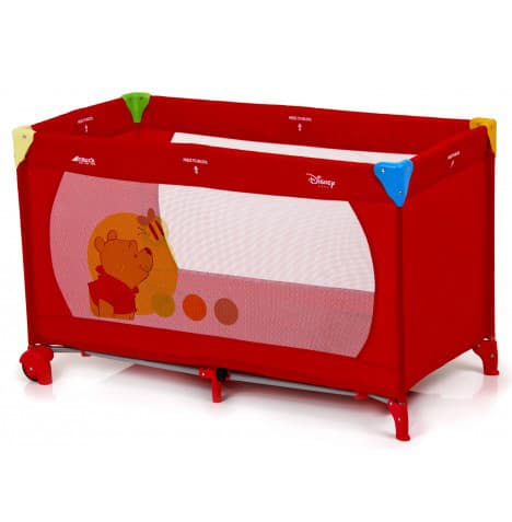 Hauck Prenosivi Krevetac Dream N Play Go V Pooh Red 5170129