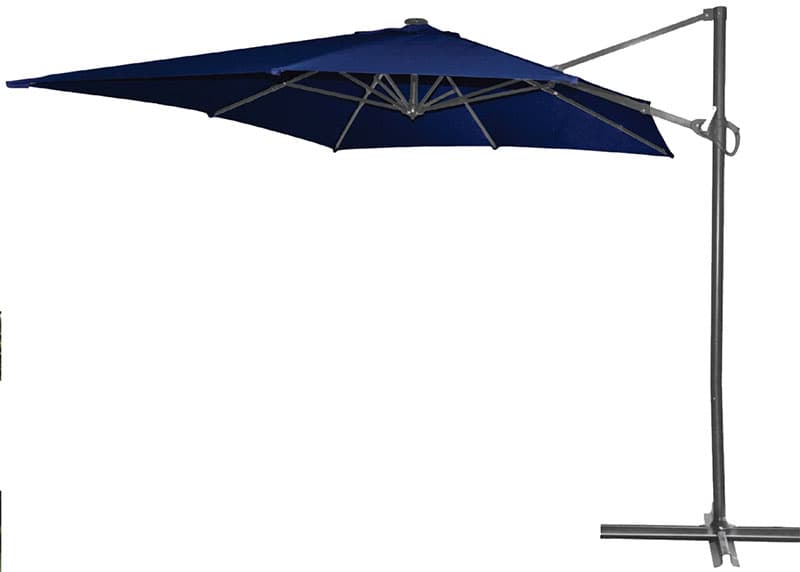 Zglobni Suncobran Deluxe 260 cm - 8 Rebara - Teget