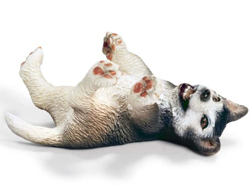 Schleich Domaće životinje - Štene sibirskog haskija, leži i igra se 16374