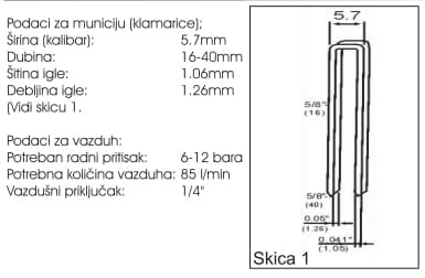 Pneumatska heftalica 90/40 75709040