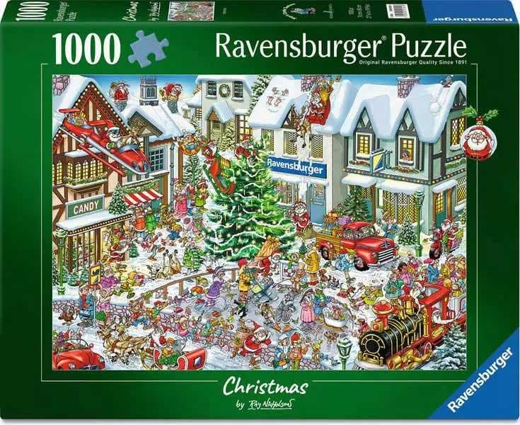 Puzzle 1000 delova Božić Rej Nikolson Rays Comic Series Ravensburger 12001801