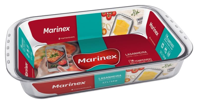 Posuda vatrostalna Marinex Lasanheria 3.7L pravougaona Classica