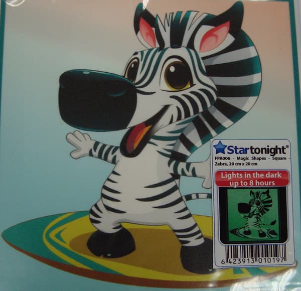 Startonight dečija magična slika koja svetli u mraku Zebra FPA006