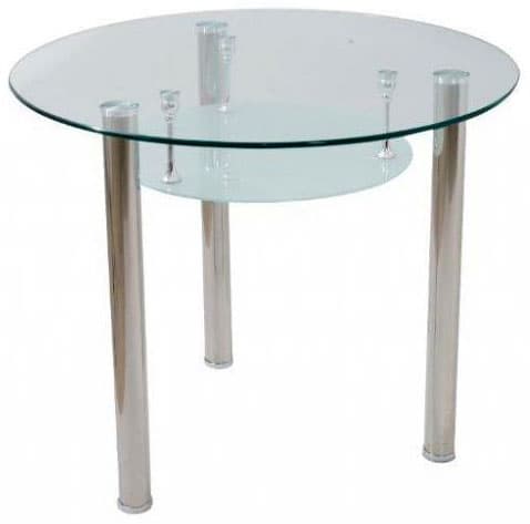 Trpezarijski Sto Carver Metal-Staklo