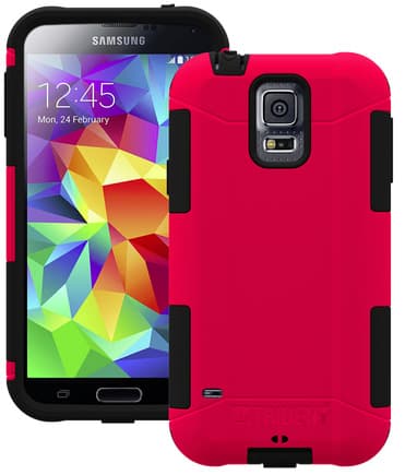 Zaštitna maska za Samsung Galaxy S5 Trident Aegis crvena