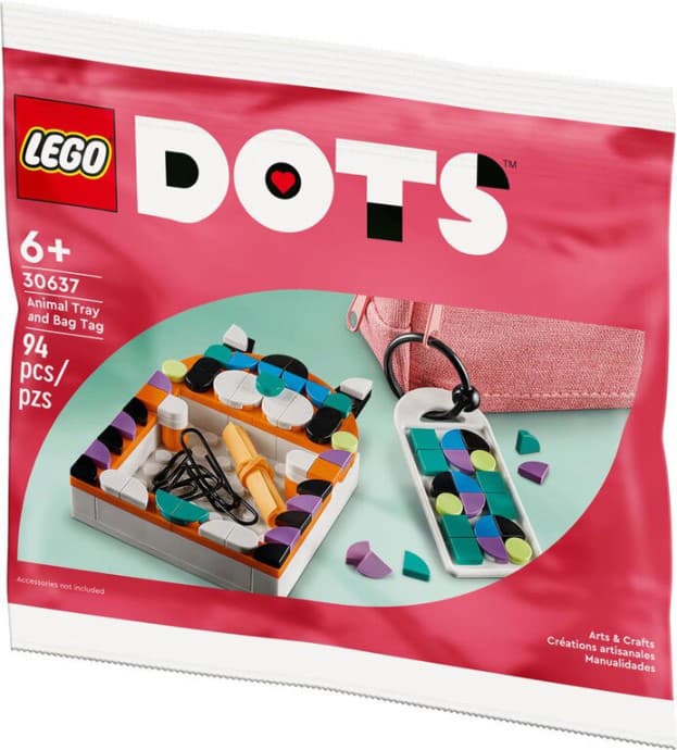 LEGO® DOTS Kocke Privezak i tacna za sitnice 30637