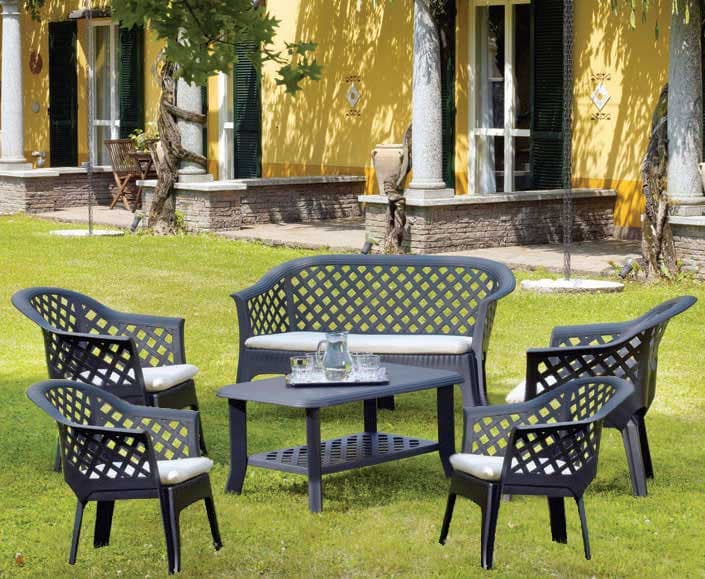 Plastična Baštenska Garnitura Veranda Fabrizio 4