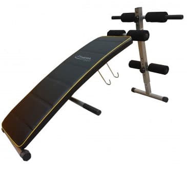 Kosa klupa za trbušnjake sa držačem za tegove SUB 2071